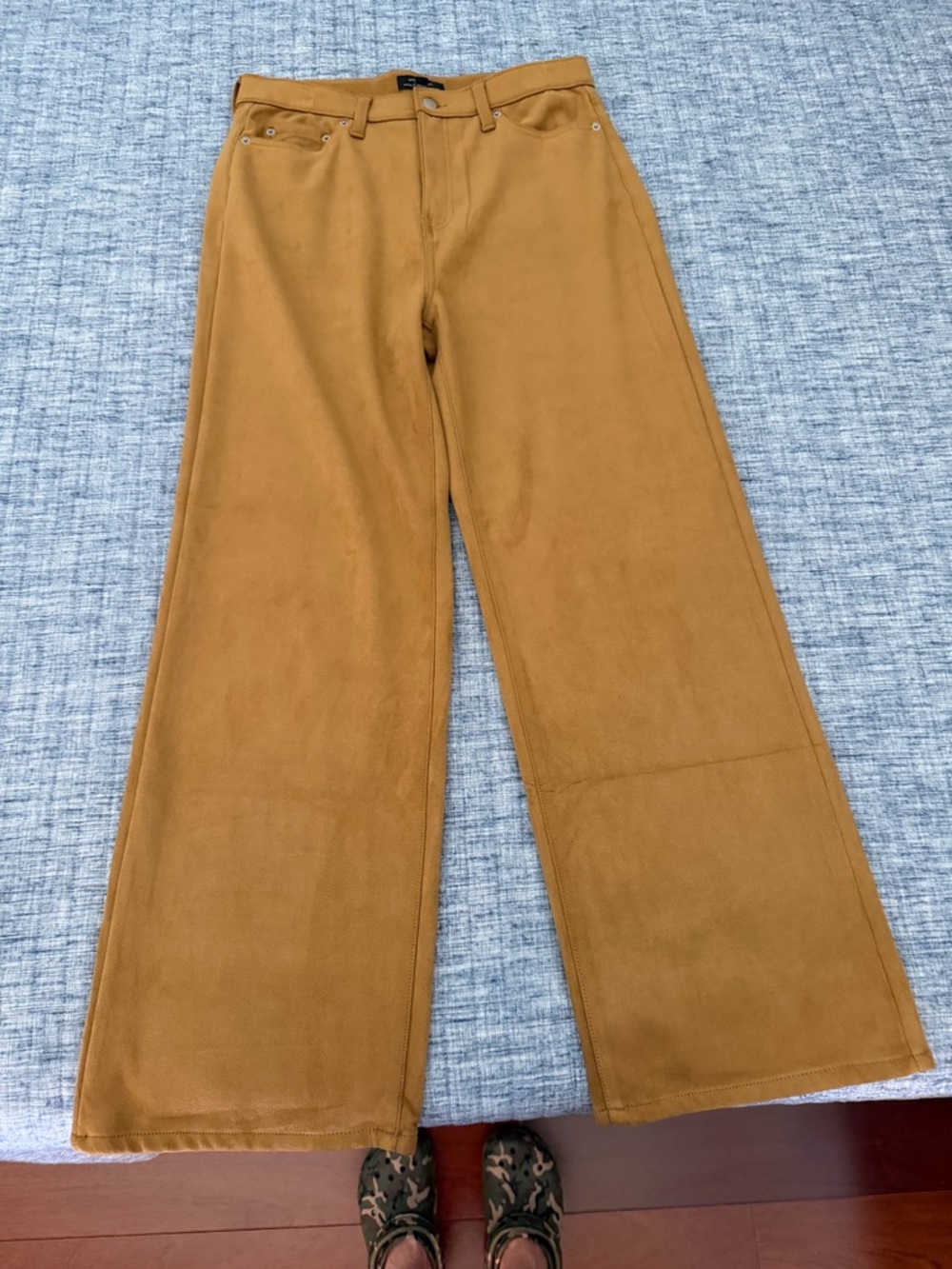Banana Republic Ultra High-Rise Wide Leg Pants in Camel